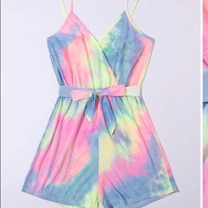 Tye dye romper